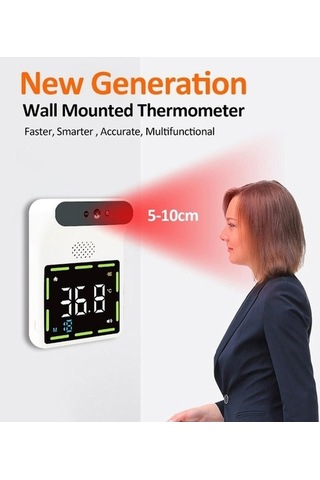 Trendooze Duvara Monte Kızılötesi Termometre - Hızlı Ölçüm Ve Güvenlik
