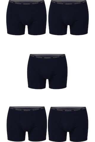 5 Li Paket Erkek Büyük Beden Rahat Kalıp Redzone Likralı Bambu Boxer Lacivert