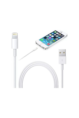 Ats İphone Uyumlu İpad İpod Lightning 2.4a Hızlı Şarj Kablosu Ve Data Kablosu 1