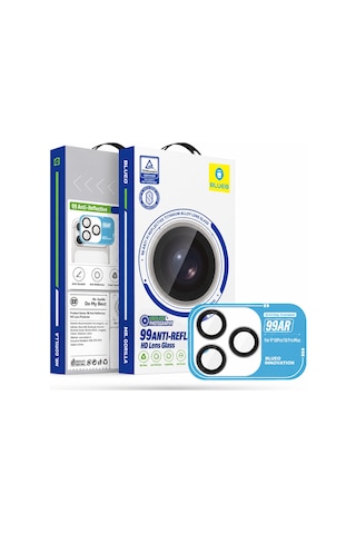 99 Hd İphone 18 Pro / 18 Pro Max Uyumlu Uygulama Aparatlı Ar Yansıma Önleyici Kamera Lens Koruyucu - Siyah