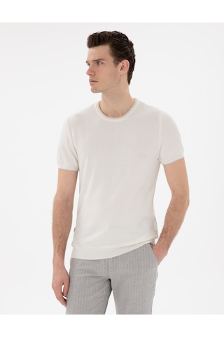 Pierre Cardin Erkek Ekru Kazak /triko 50307401-vr019 Ekru