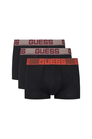 Guess Erkek 3'lü Boxer U6gg13.jblk Siyah