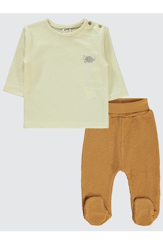 Civil Baby Erkek Bebek Takım 3-12 Ay Kiremit Kiremit
