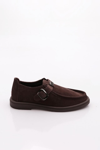 Dgn 500 Kadin Loafer Ayakkabi Kahve Süet