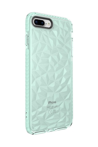 Zore Apple Uyumlu iPhone 8 Plus Kılıf Buzz Kapak - Yeşil Yeşil