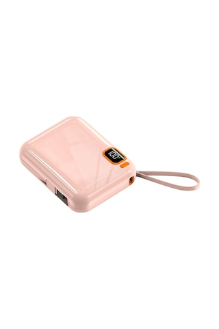 Ixtech Ix-pb024 10.000 Mah Powerbank Kablosuz Şarj Cihazı 22.5w Pembe Pembe