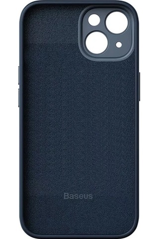 Baseus Liquid Silica Gel Apple iPhone Uyumlu 14 6.1 Silikon Kılıf + Tempered Ekran Koruyucu Set - 5775