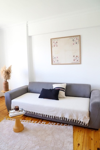 Yıldız Krem Oturma Yerini Kapatan Koltuk, Çekyat, Kanepe Örtüsü/ Şalı 115x200 Cm Krem