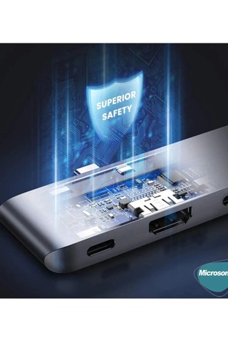 Type-c To Hdtv Multifunction Adapter 8 Port Kablo Najmaddin