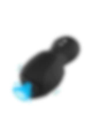 Carmine Emiş Yapabilen Penis Eğitmeni Şarjlı Su Geçirmez Otomatik Mastürbatör Siyah