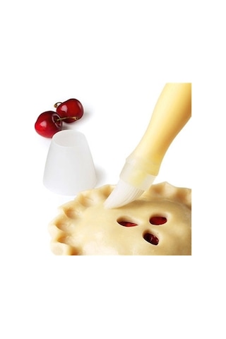 Yağ Hazneli Silikon Yumurta Fırçası Pasta Börek Kek Hamur Fırçası