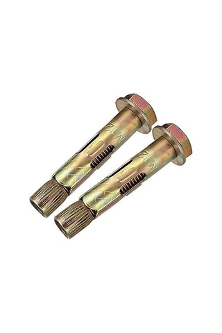 Genişleme Cıvataları, Karbon Çeliği Ve Beton Duvarlar Genişleme Ankrajı Zemin Takma Sabitleme 5 Adet 1 inç