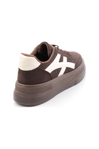 Bambi Kahve Bej Kadın Sneaker K01705018372