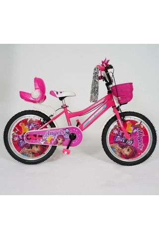 Sarissa Angels 20 Jant 6 Ve 10 Yaş Çocuk Bisikleti Pembe + Yan Destek Tekeri Pembe