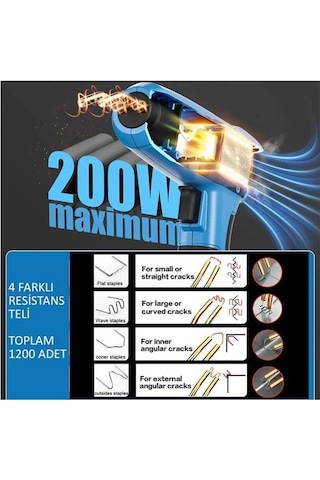 Schulzz 200 Watt 1200 Adet Tel Tampon Plastik Parça Tamir Kaynak Makinesi