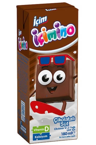 İçim İçimino Çikolatalı Süt 180 Ml X 24 Adet