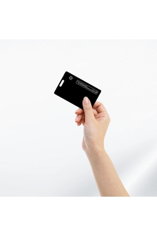 Micflip P105 Suya Dayanıklı Apple Uyumlu iOS Ve Android Cihazlar İçin Wireless Şarj Özellikli Akıllı Kart Siyah