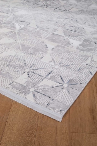 Voyage %100 Akrilik Yumuşak Dokulu Halı Kilim Salon Mutfak Koridor Yolluk Dokuma Makine Halısı Ac-315 Mavi