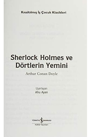 Sherlock Holmes Ve Dörtlerin Yemini: Kısaltılmış Metin
