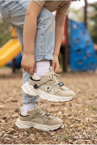 Vicco Ceni Bej Anatomik Rahat Sneaker Kız Çocuk Ayakkabı 346.f26k.125