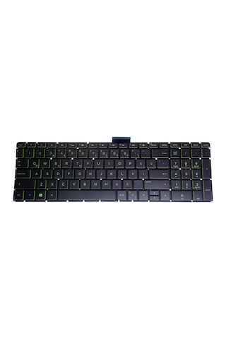 Hp Pavilion Gaming 15-cx Serisi Tpn-c133 Serisi Notebook Klavye Siyah Tr Gaming / Yeşil Tuşlu Işıklı