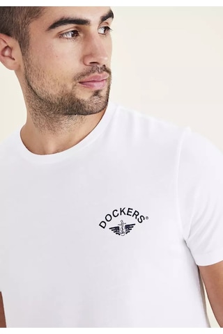 Dockers Minimalist Kısa Kol Erkek T-shirt - Yuvarlak Yaka, Günlük Çok Renkli