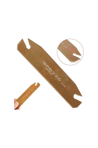 Spb26-3 Ayrılık Kanal Açma Kesme Kesici Bıçaklar Torna Torna Takım Tutucu