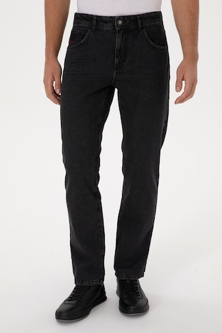 U.S. Polo Assn. Erkek Siyah Relax Fit Jean Pantolon 50316564-DN0027