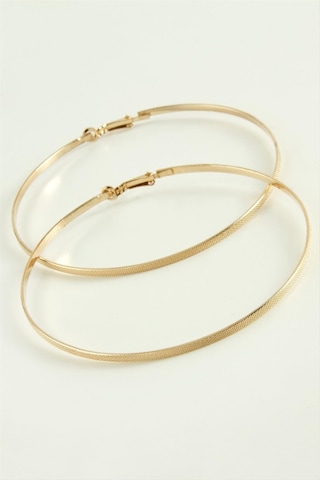 Noktalı Metal Halka Küpe 9-10 Cm çok renkli 08719713