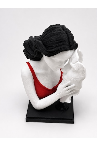Sessiz Sevgi 15cm Dekoratif Biblo 3d Baskı