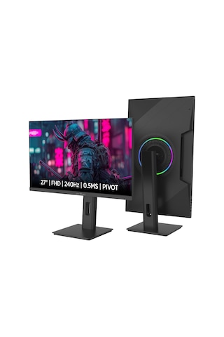 James Donkey Arven A70 27'' 240hz 0.5ms Fhd Va Panel Gaming Rgb Pivot Monitör Sıfır Ölü Piksel