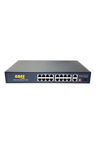 Baff 16+2 Port 10/100/1000 Gigabit Al-poe Switch