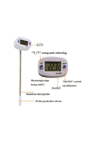 Versati̇le Ta-288 Di̇ji̇tal Mutfak Termometresi̇ Et. Süt. V.B Gida