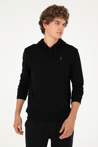 U.s. Polo Assn. Erkek Siyah Sweatshirt 50295167-vr046 Siyah