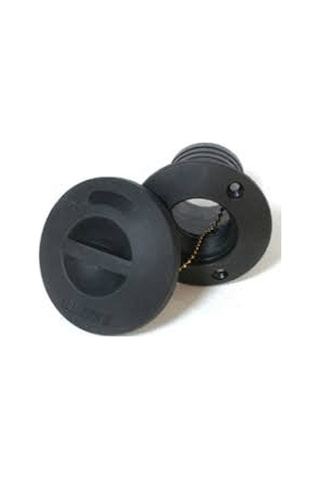 Tekne ve Karavan Dolum Kapağı Siyah Dolum Ağzı 38mm İtalyan