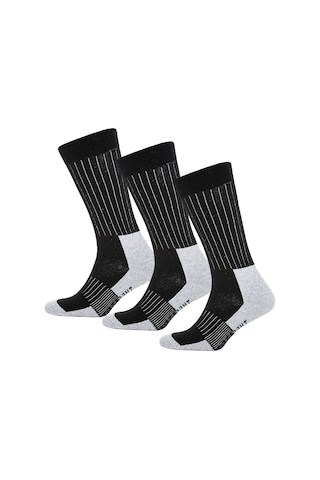 Thermoform Extreme Unisex Çorap 3'lü Paket Siyah Renkli