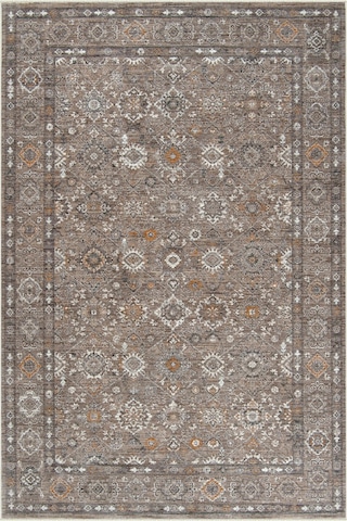 Dekorenti Otantik 2606 Gri Halı Etnik Desenli Vintage Halı