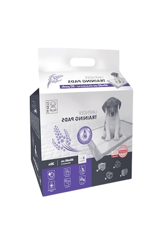 Lavantalı Köpek Eğitim Pedi - 60x60 Cm, 30 Adet
