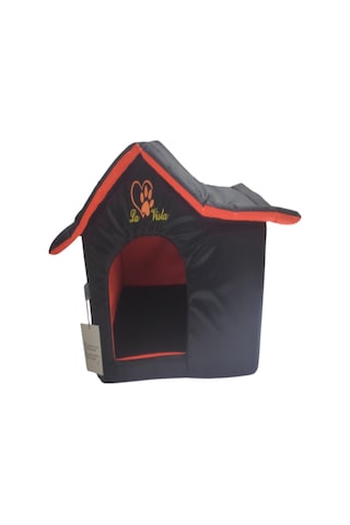 Dış Mekan Su Geçirmez Kedi Ve Köpek Evi Siyah 53x35x39