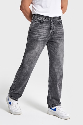 Itsbasic Erkek Füme Renk 4w5-14 Loose Fit %100 Koton Denim Jean