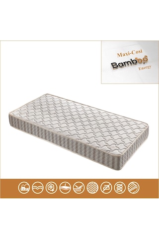 Uzunbebe 150X190 Maxi Cosi Bamboo Energy Ortopedik Yayli Yatak