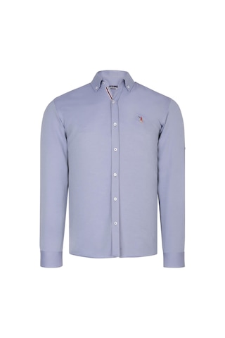 G974 Dewberry Erkek Gömlek-gri Gri