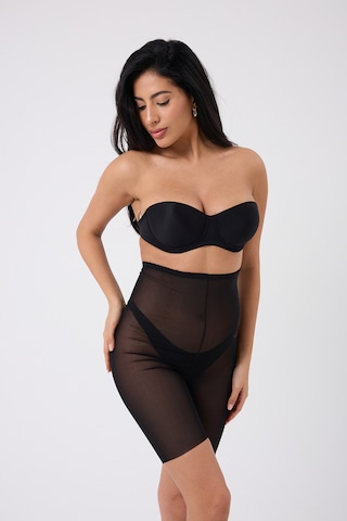 Mistirik Fenile Model Transparan Şort Siyah Renk 020 Siyah