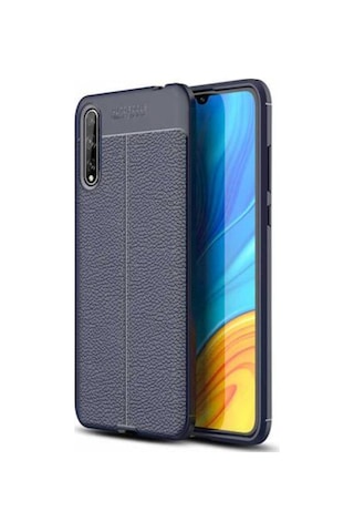 Huawei P Smart S (Y8P) Kılıf Zore Niss Deri Desenli Silikon Kılıf