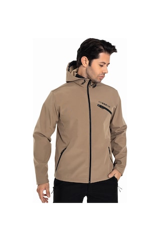 Crozwise Erkek Softshell Mont Bej
