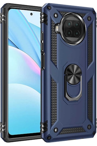 Xiaomi Mi 10T Lite 5G Kılıf Zore Vega Yüzük Standlı Zırh Kılıf
