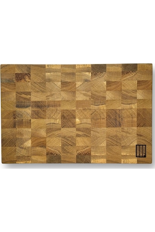 Kaf Ahşap Kesme Tahtası Meşe End-Grain Large