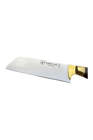 Cumhur Çelik 61620 Santoku Şef Bıçağı Ahşap