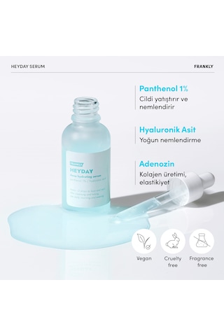 Heyday Pantenol Ve Hyalüronik Asit İçeren Yoğun Nemlendirici Onarıcı Serum 30 Ml