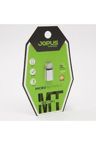 Jopus JO-TY02 Mix Universal Micro'dan Type C'ye Sarj  Çevirici Adaptör